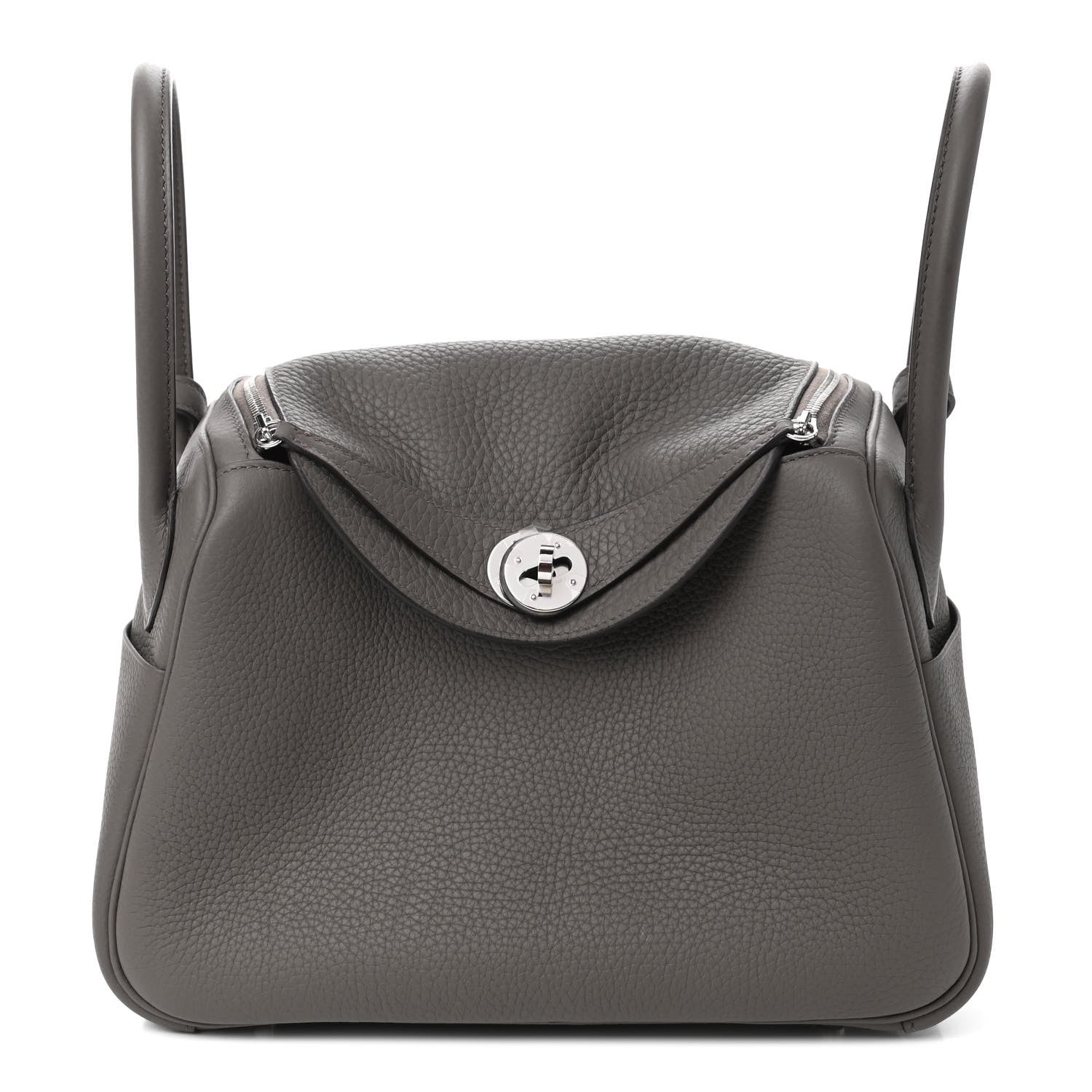 Hermes Taurillon Clemence Lindy 26 Etain 1 of 4