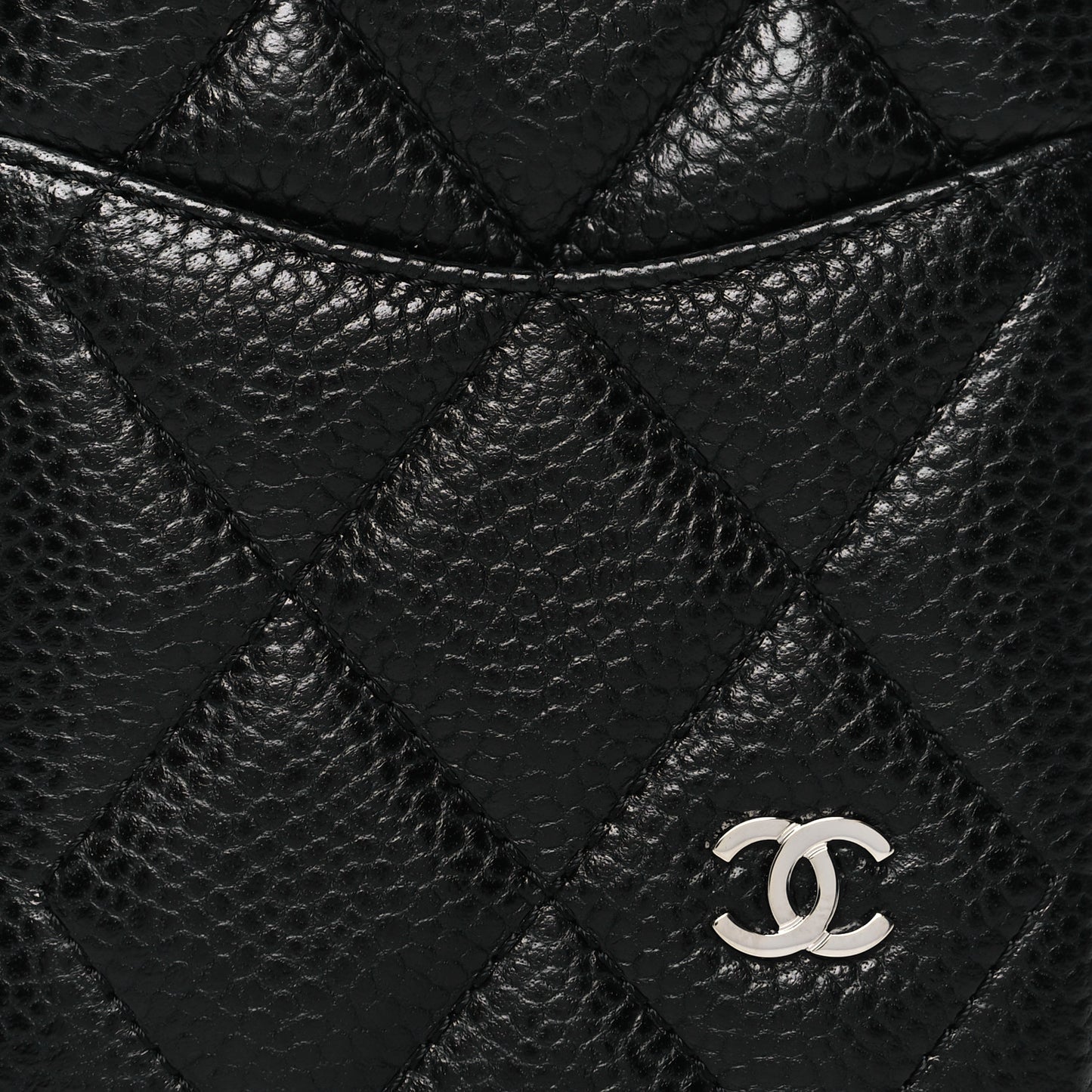 Caviar Quilted iPhone XI Pro Case Black