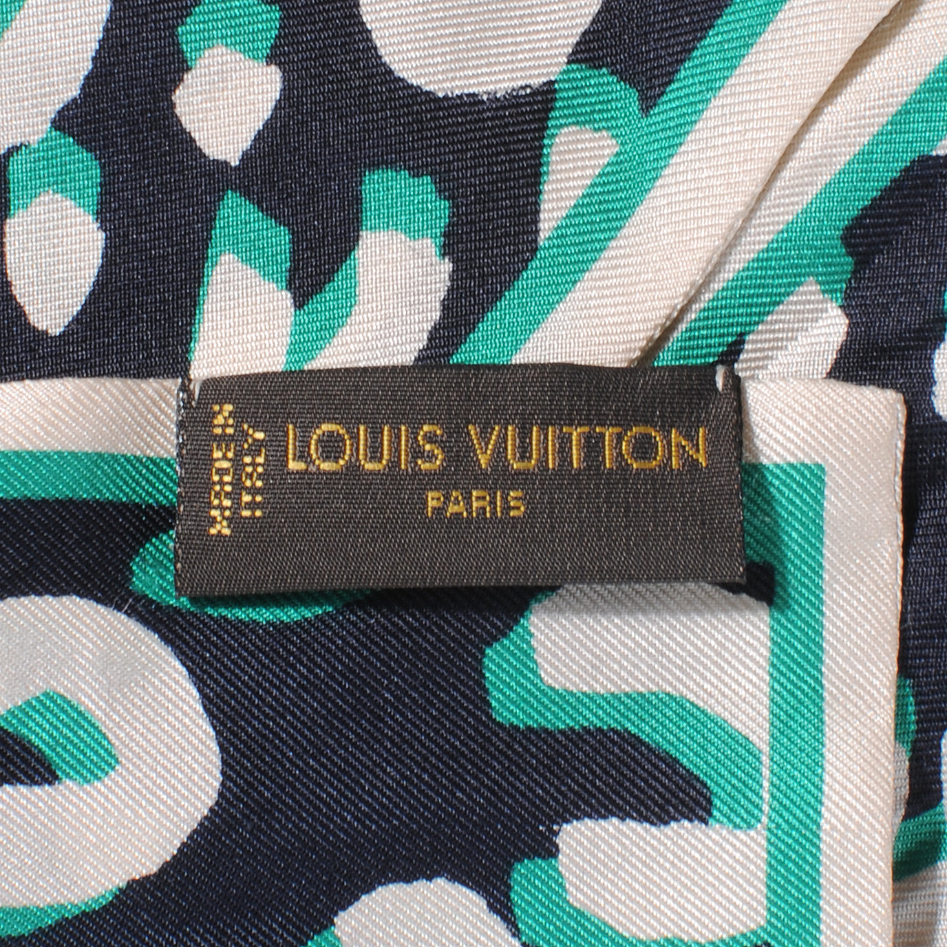 Silk Leopard Bandeau Blue Infini