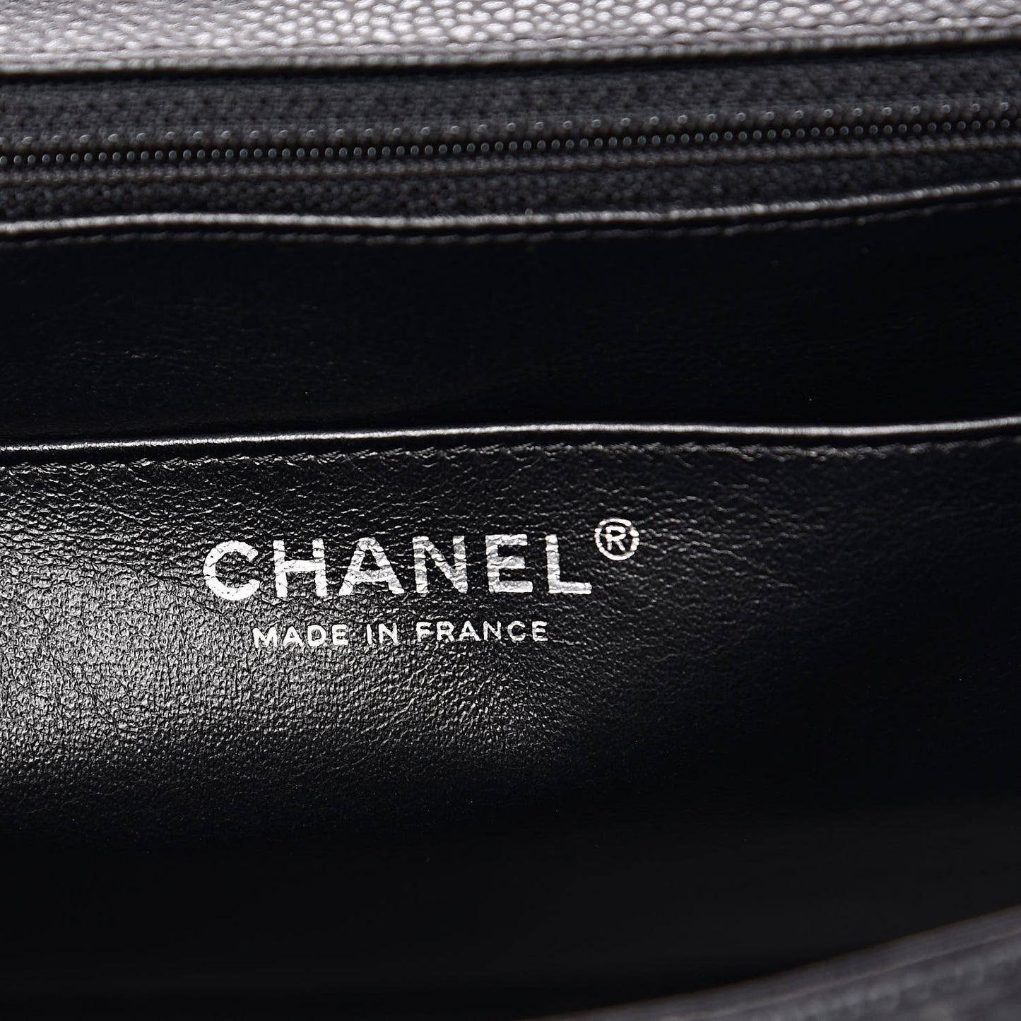 Caviar Quilted Jumbo Single Flap Black
