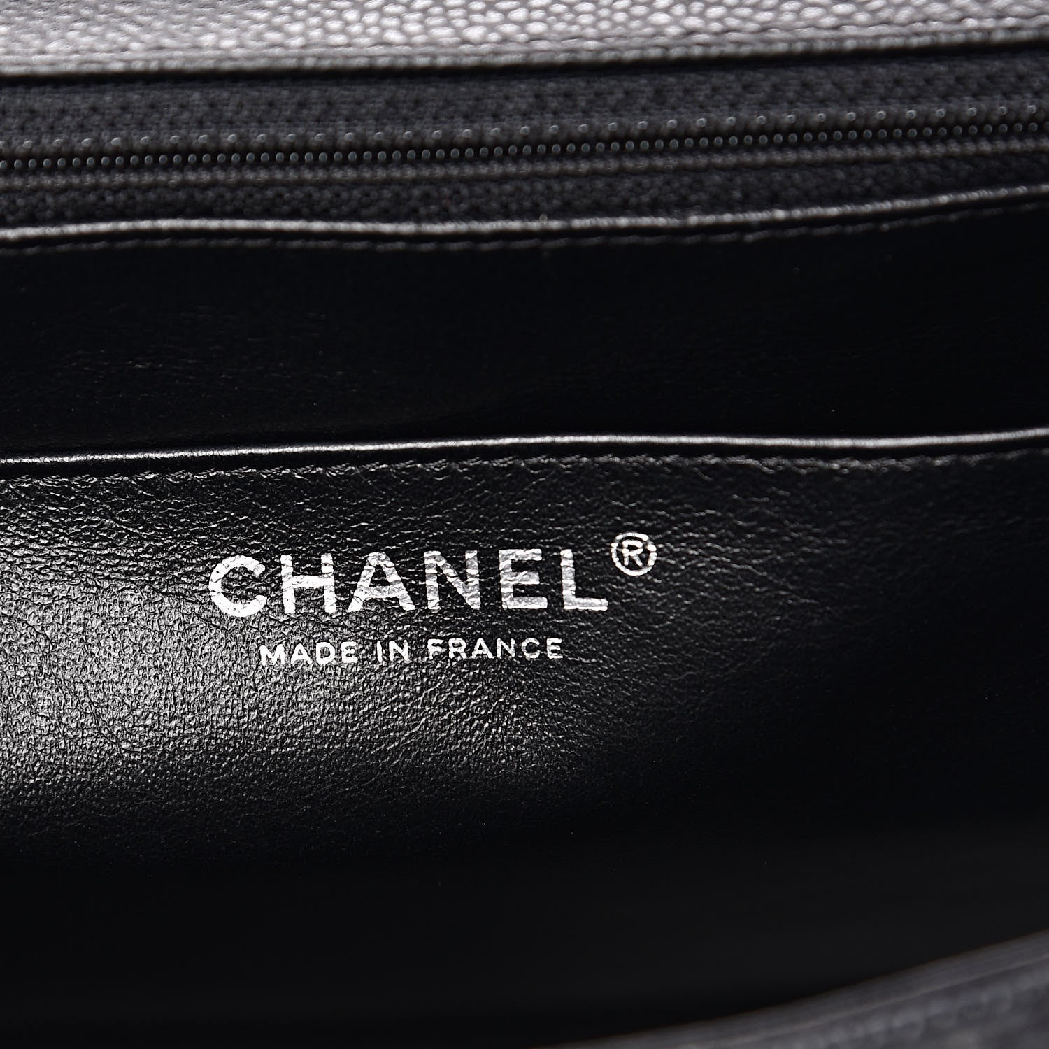 Chanel Caviar Quilted Jumbo Single Flap Black 6 of 13