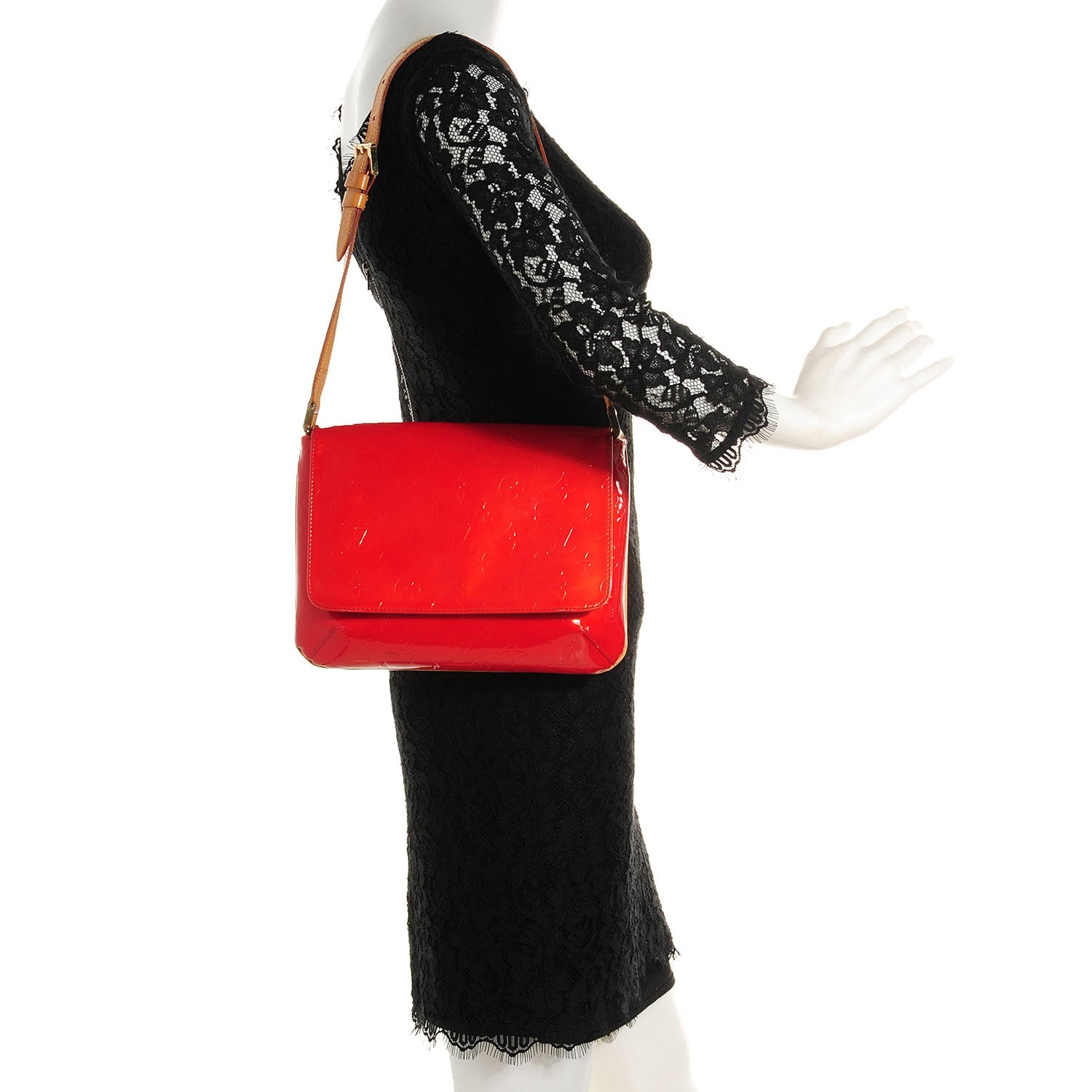 Louis Vuitton Vernis Thompson Street Rouge 2 of 7