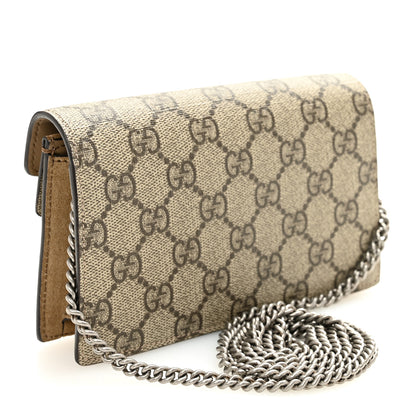 Gucci GG Supreme Monogram Super Mini Dionysus Shoulder Bag Taupe 3 of 10