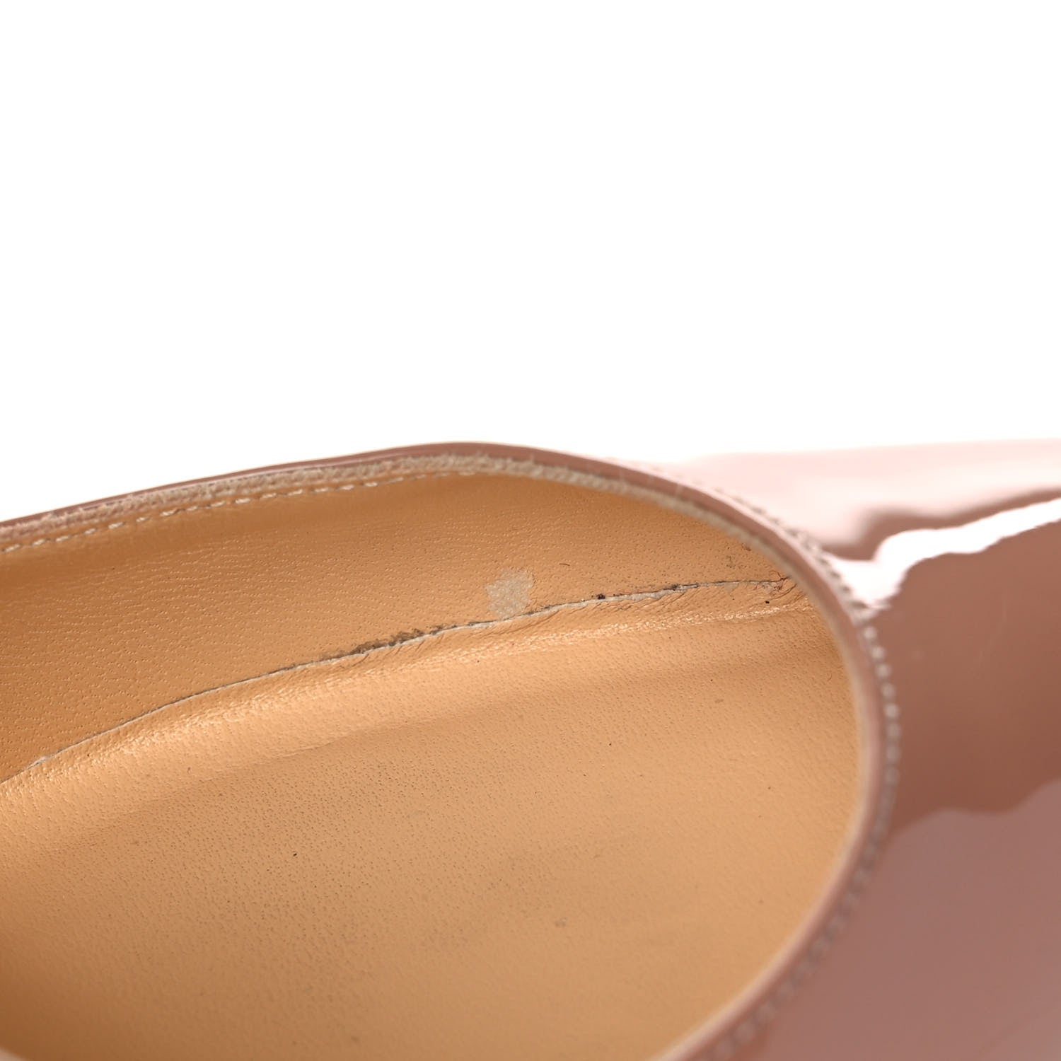 Christian Louboutin Patent Pigalle 85 Pumps 36 Nude 8 of 9