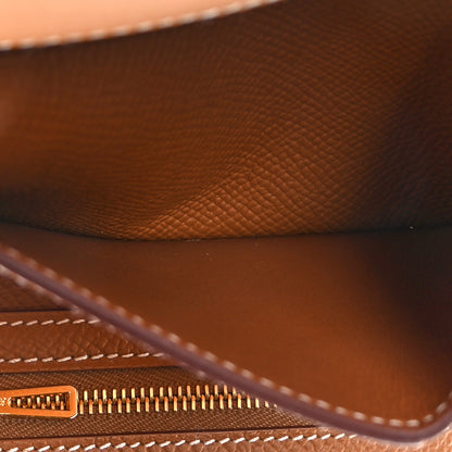 Hermes Epsom Tri-Fold Compact Bearn Wallet Gold 7 of 10