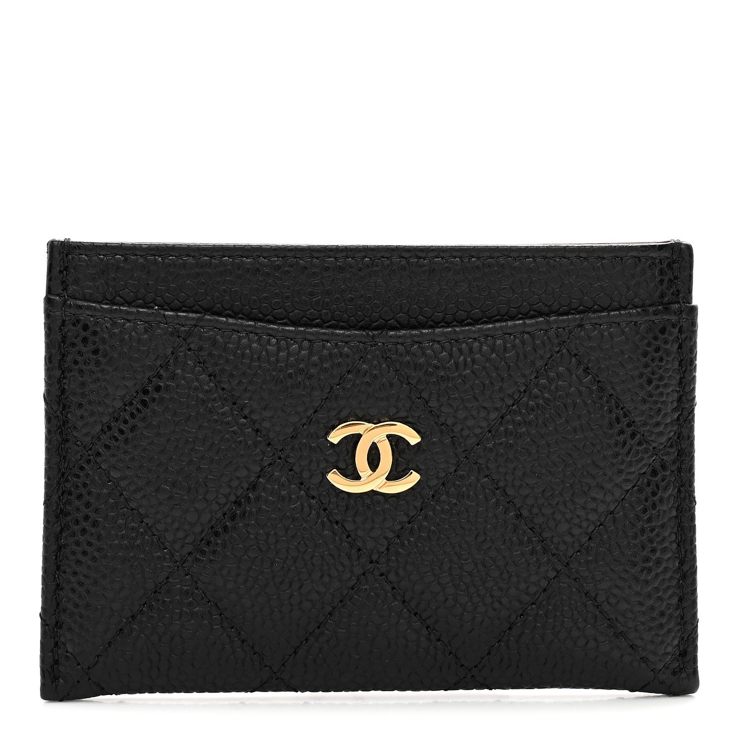 Chanel Caviar Quilted Card Holder Black 1 of 9
