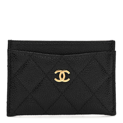 Chanel Caviar Quilted Card Holder Black 1 of 9