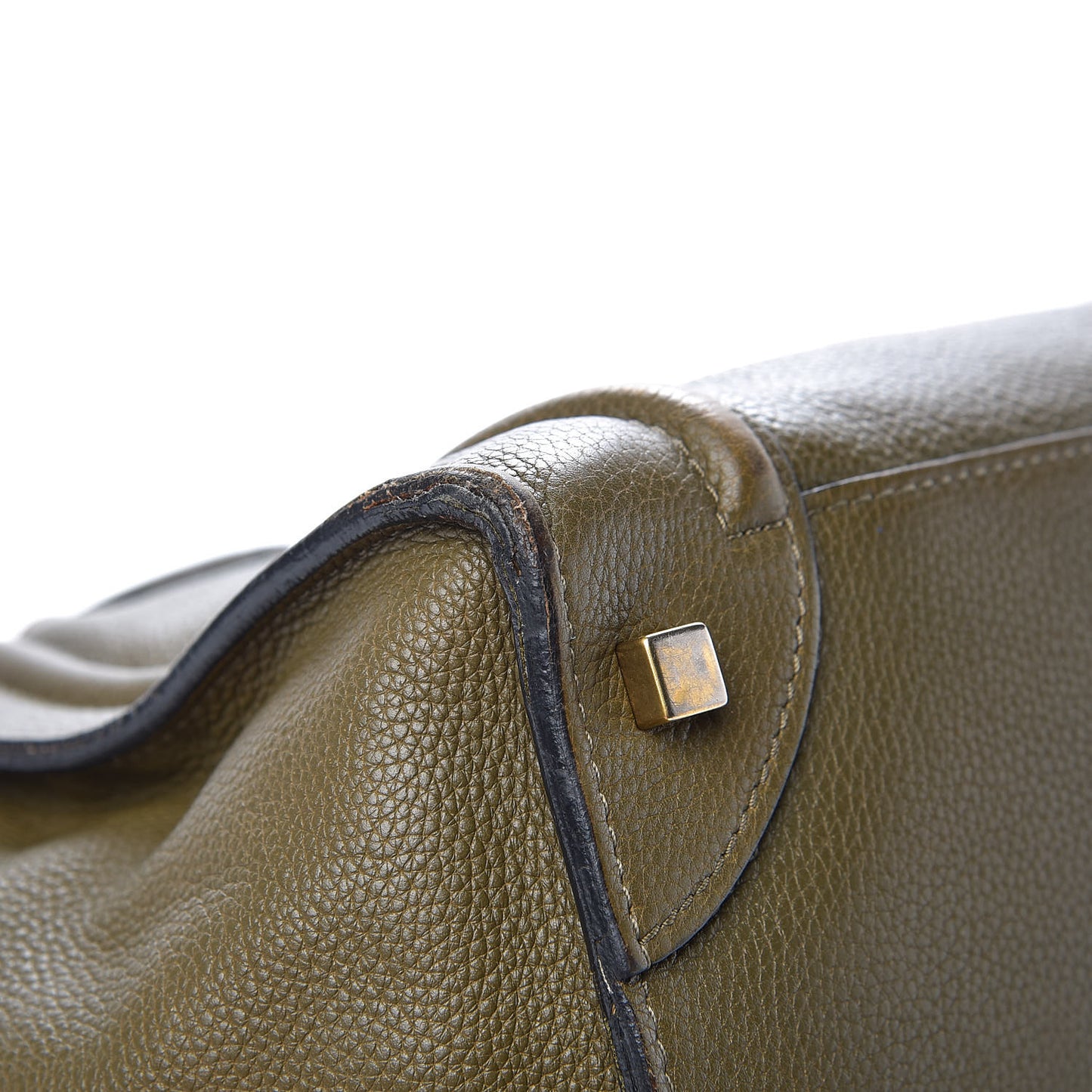 Drummed Calfskin Mini Luggage Jungle