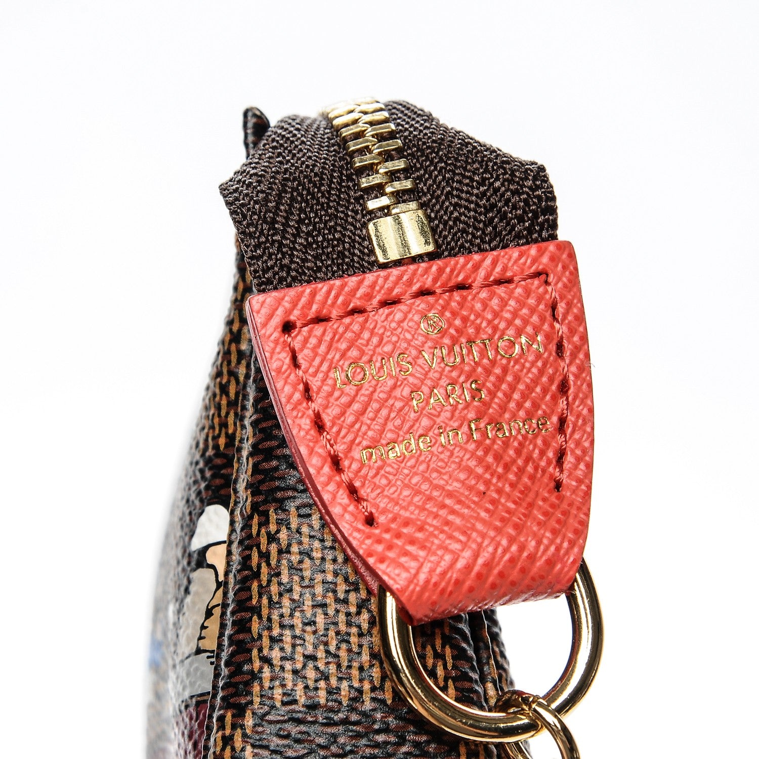 Louis Vuitton Damier Ebene 2015 Christmas Animation Mini Pochette Accessories 5 of 6