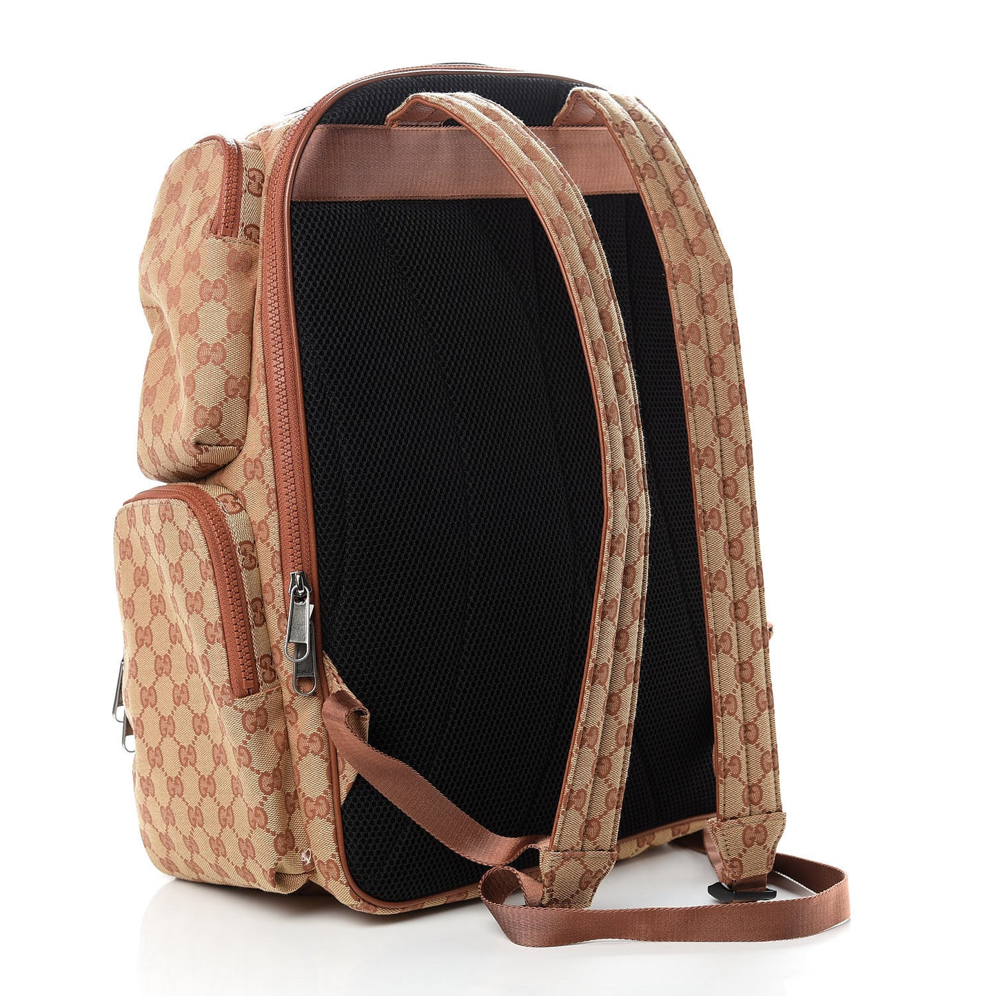 X MLB GG Monogram LA Dodgers Large Backpack Beige Ruggine Ivory