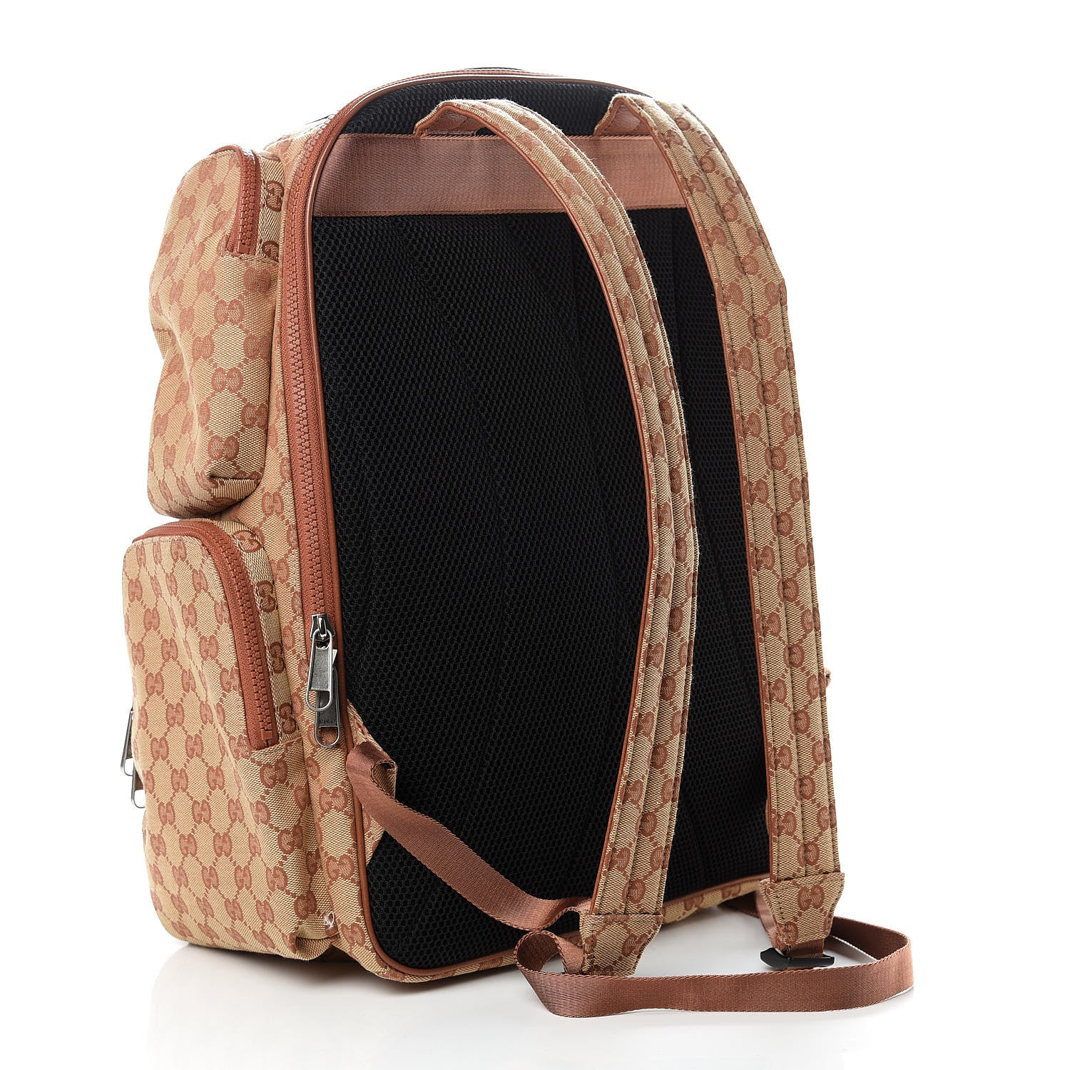 Gucci X MLB GG Monogram LA Dodgers Large Backpack Beige Ruggine Ivory 3 of 12