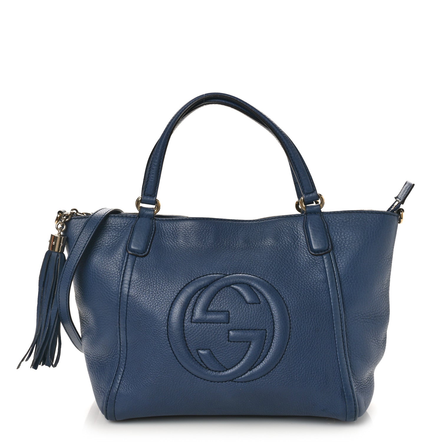 Gucci Cellarius Calfskin Small Soho Top Handle Bag Caspian 1 of 15