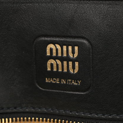 Miu Miu Nappa Medium Aventure Bag Black 6 of 14