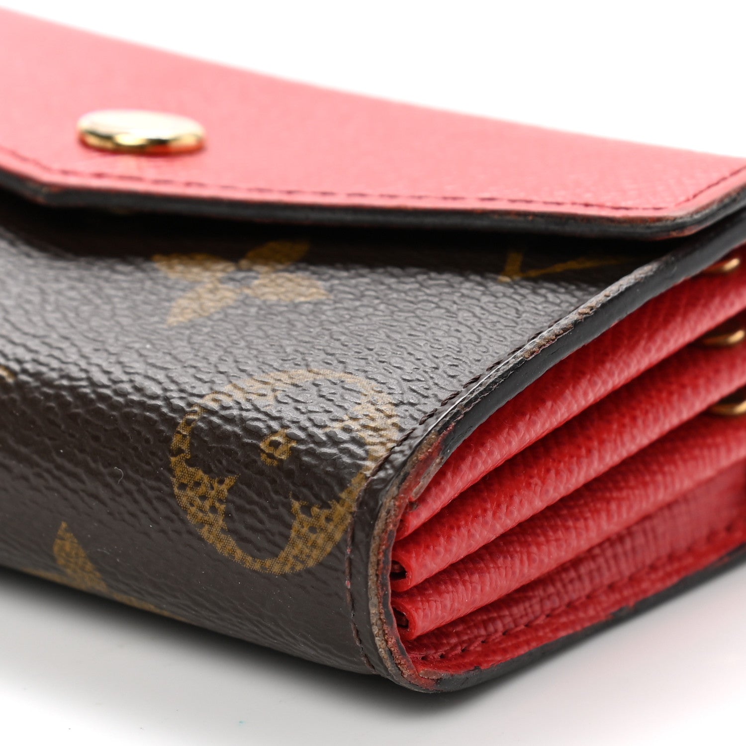 Louis Vuitton Monogram Sarah Multicartes Coquelicot 11 of 12