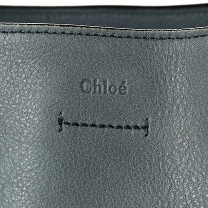 Chloe Smooth Calfskin Medium Milo Shopping Tote Cloudy Blue 8 of 18