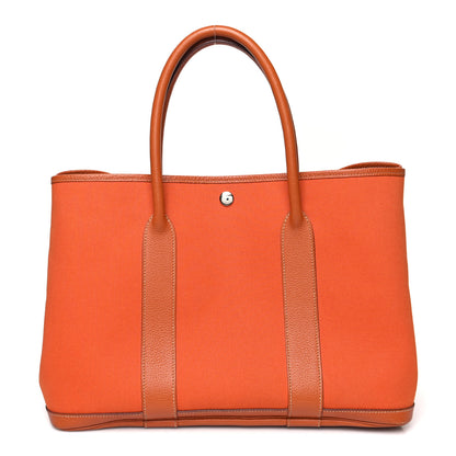 Hermes Toile Negonda Garden Party Tote 36 MM Potiron 1 of 11