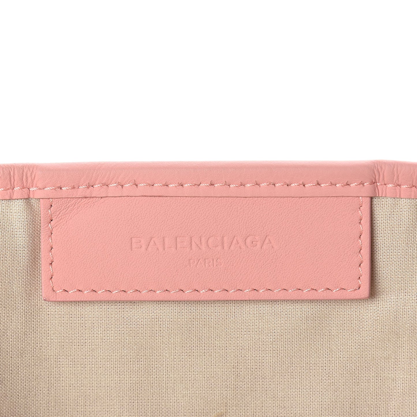 Matte Veau Lisse Perforated S Navy Cabas Rose Ballerine