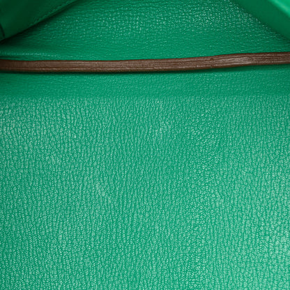 Hermes Taurillon Clemence Birkin 35 Menthe 13 of 26