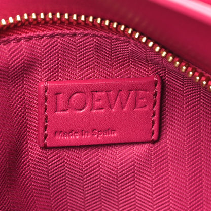 Loewe Satin Calfskin Monochrome Small Puzzle Edge Bag Ruby Red Glaze 6 of 9