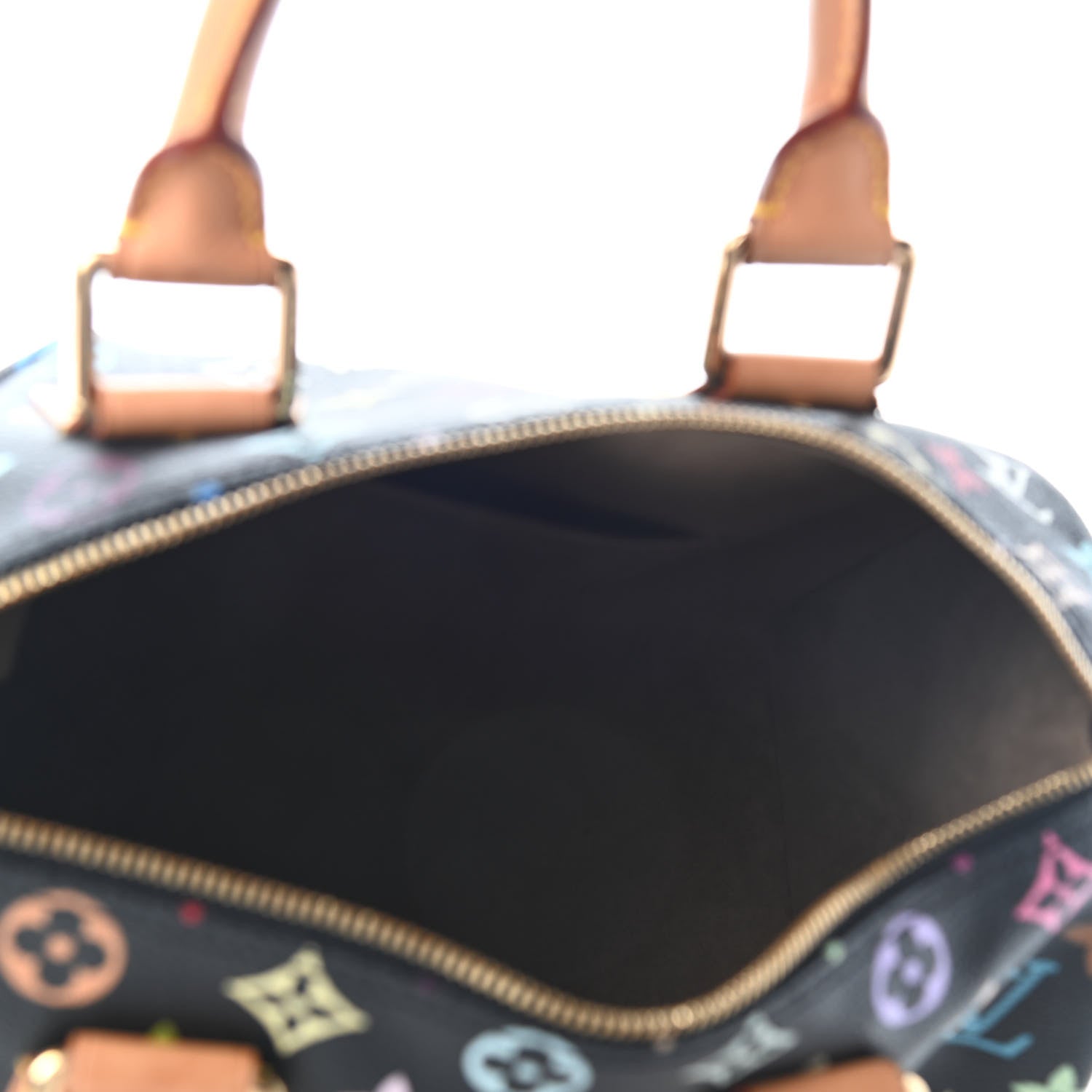 Louis Vuitton Monogram Multicolor Speedy 30 Black 5 of 8