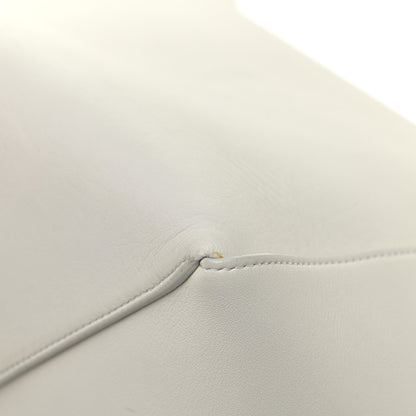 Celine Calfskin Clasp Horizontal Cabas White 19 of 20