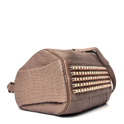 Alexander Wang Pebbled Lambskin Rocco Latte Rose Gold Hardware 3 of 4