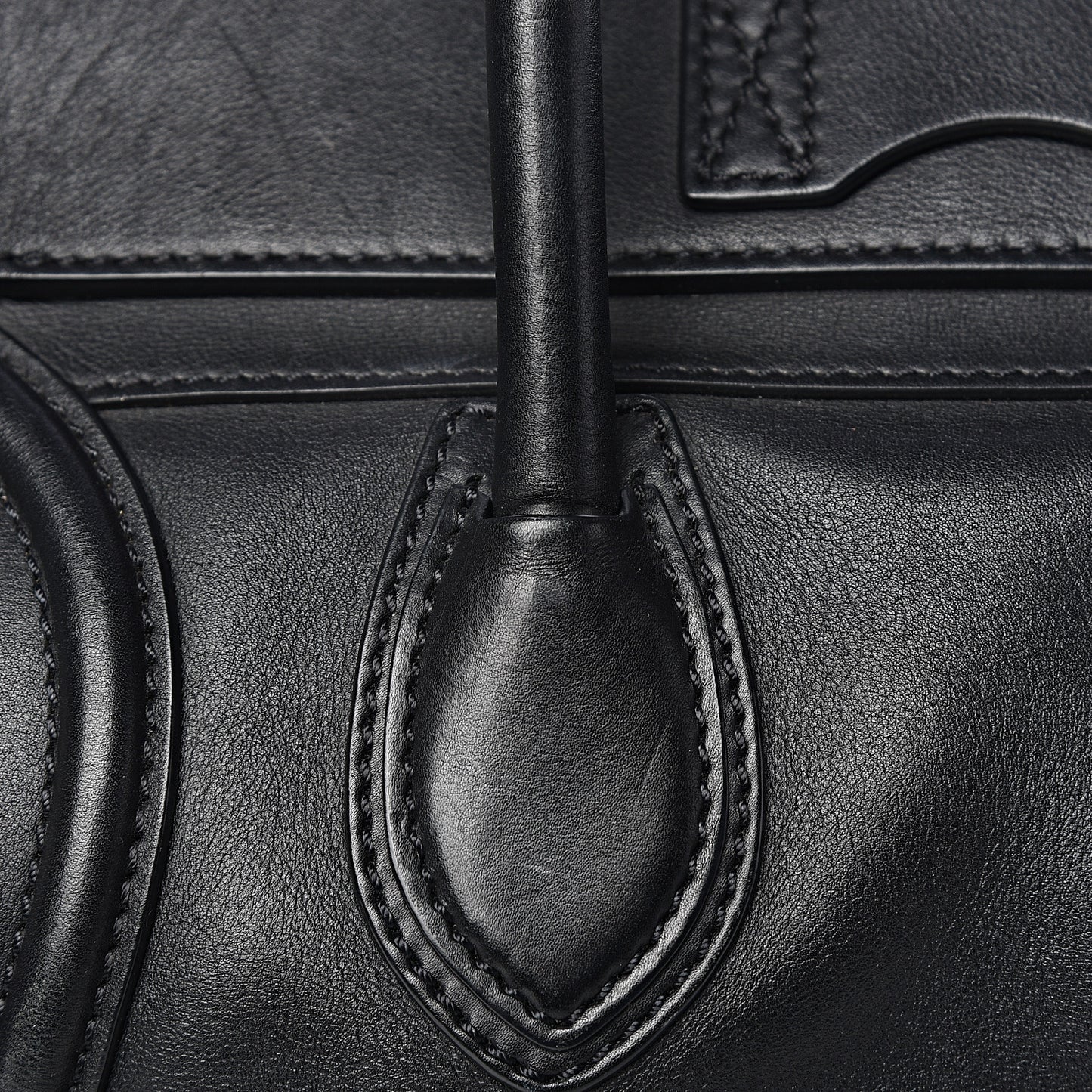 Smooth Calfskin Mini Luggage Black