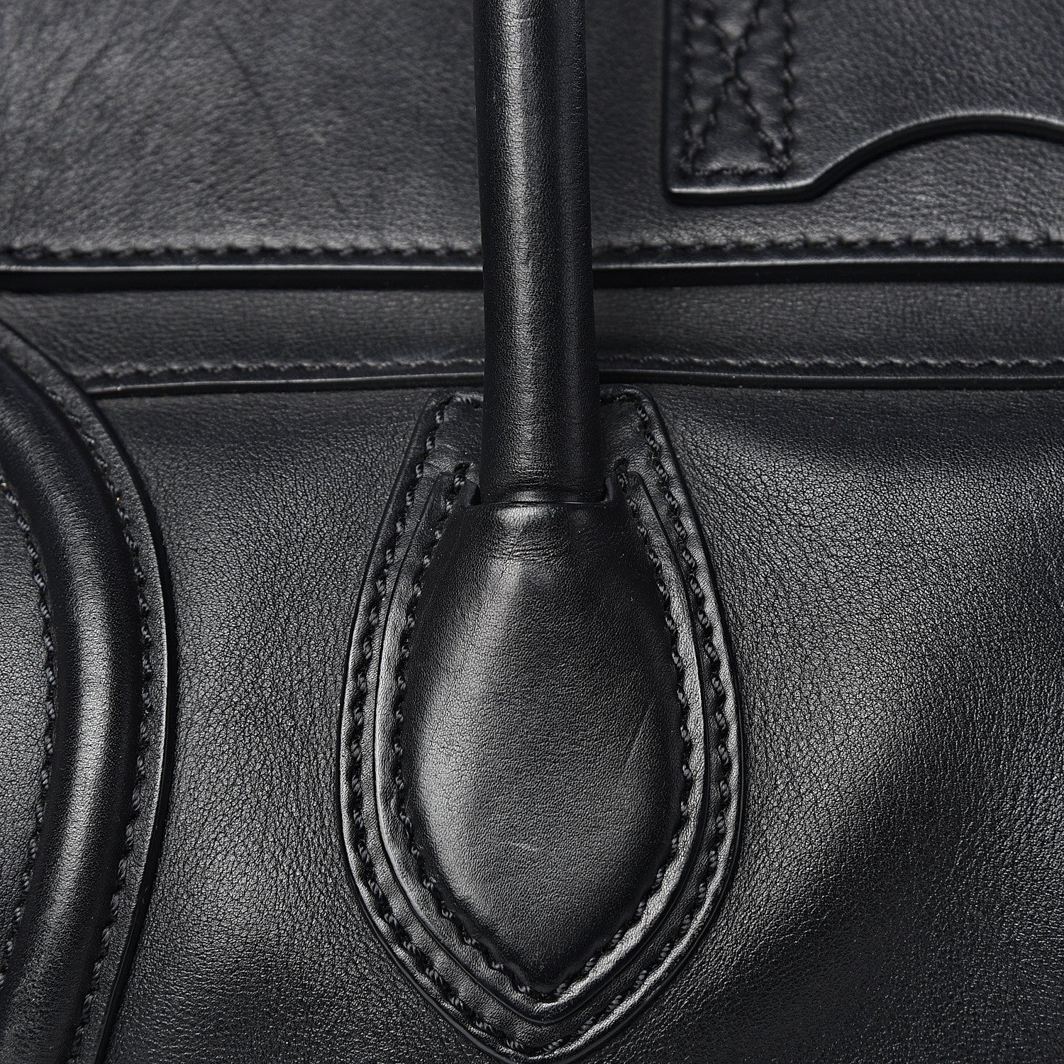 Celine Smooth Calfskin Mini Luggage Black 12 of 25
