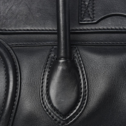 Celine Smooth Calfskin Mini Luggage Black 12 of 25