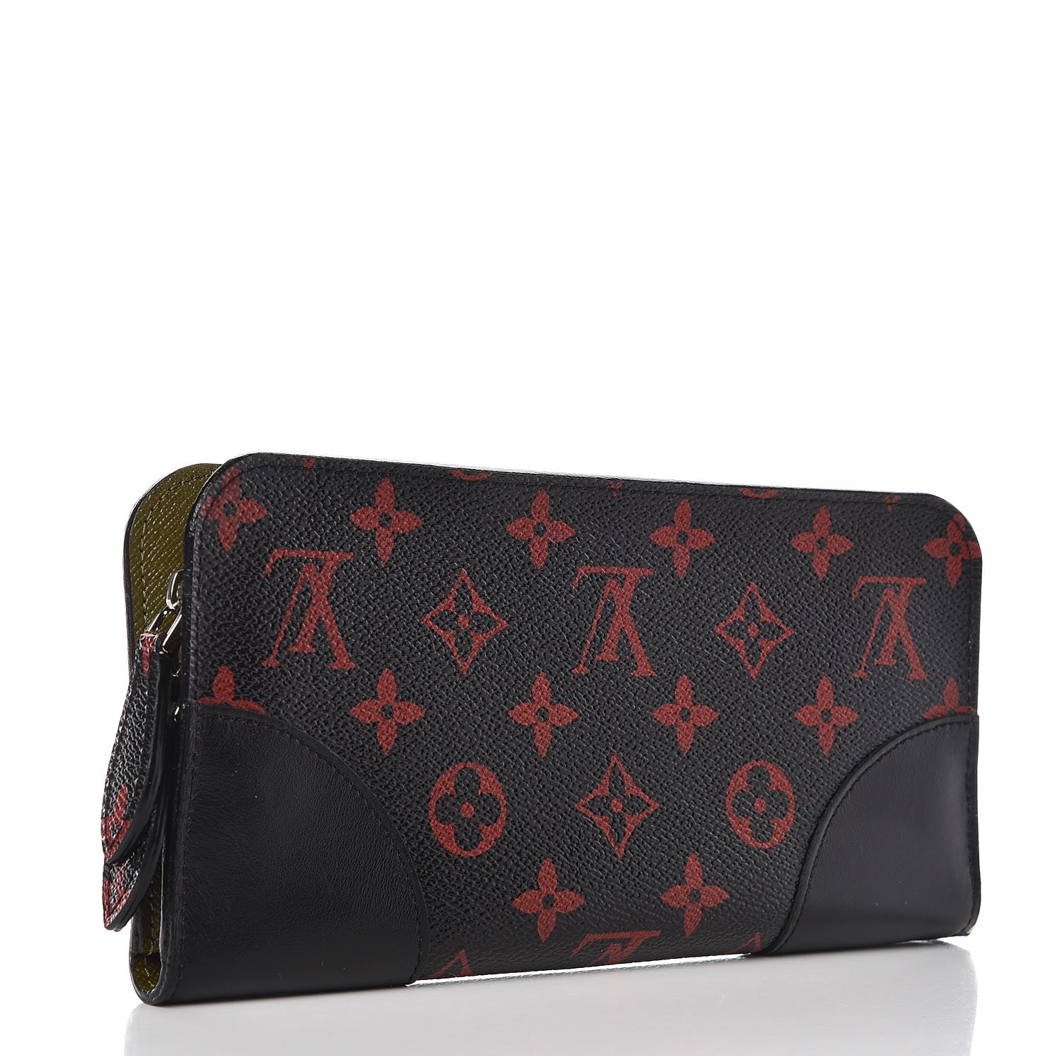 Louis Vuitton 三つ折り財布 レッド/ブラック Louis Vuitton Monogram Infrarouge Insolite Wallet 293486
