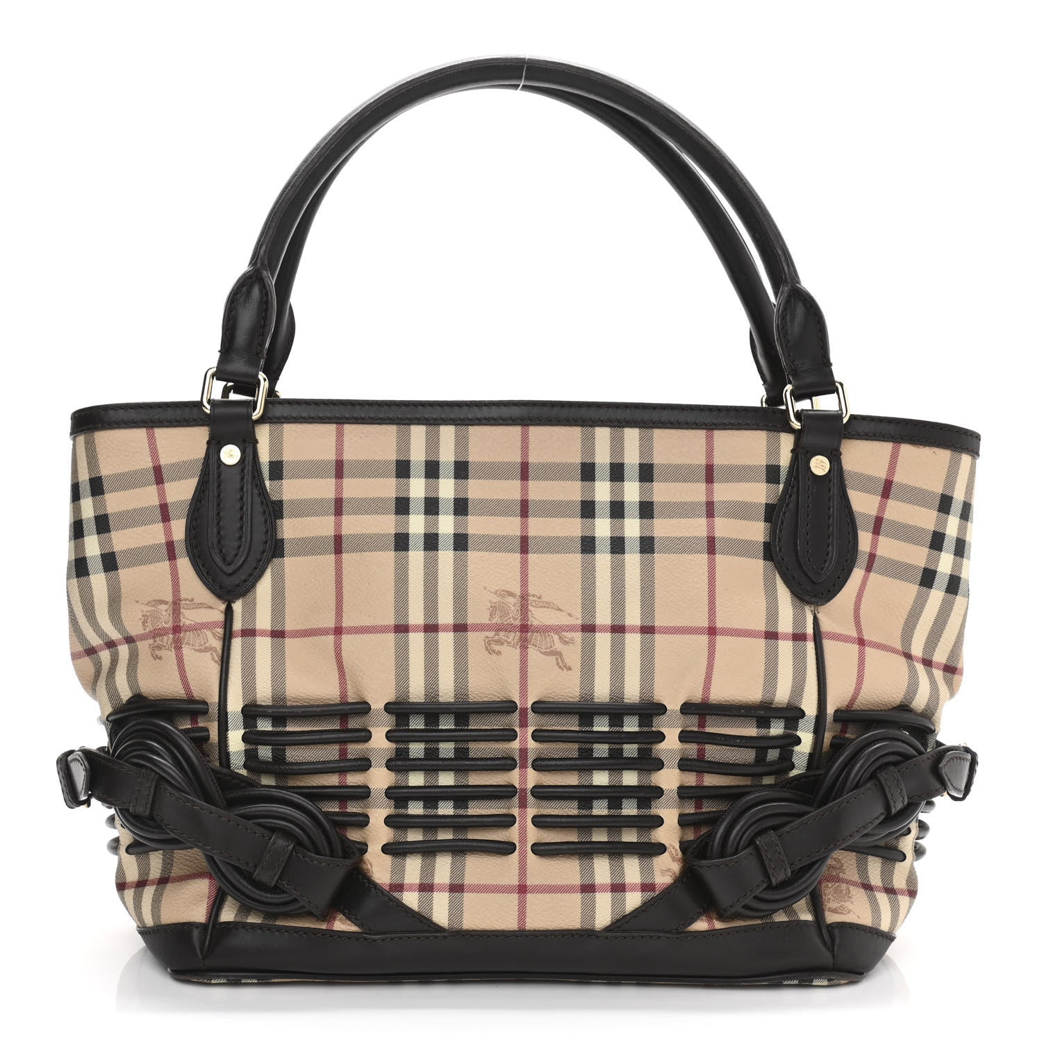 Burberry Haymarket Check Tote Chocolate 1 of 11