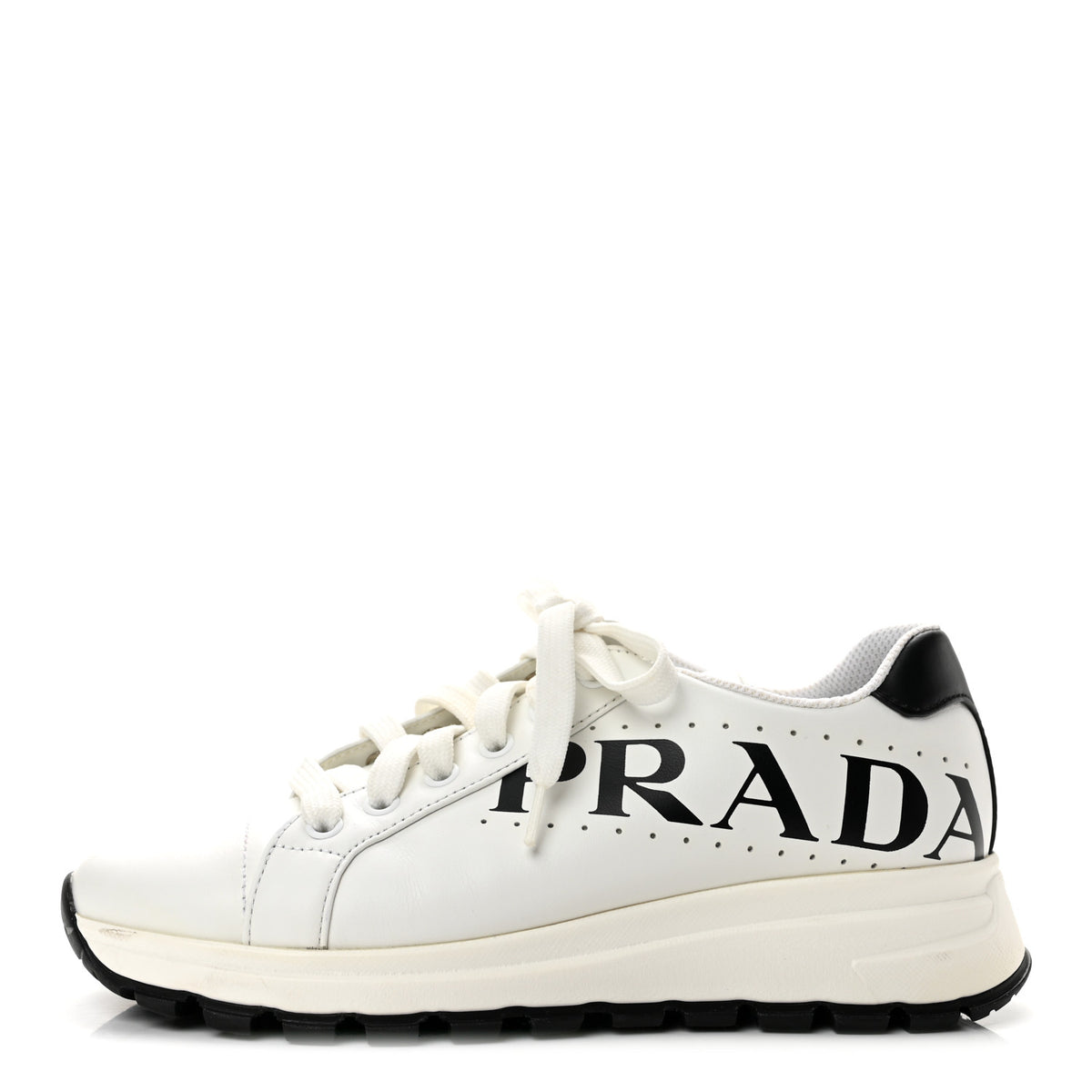 Vitello Soft Logo Sneakers 36 White