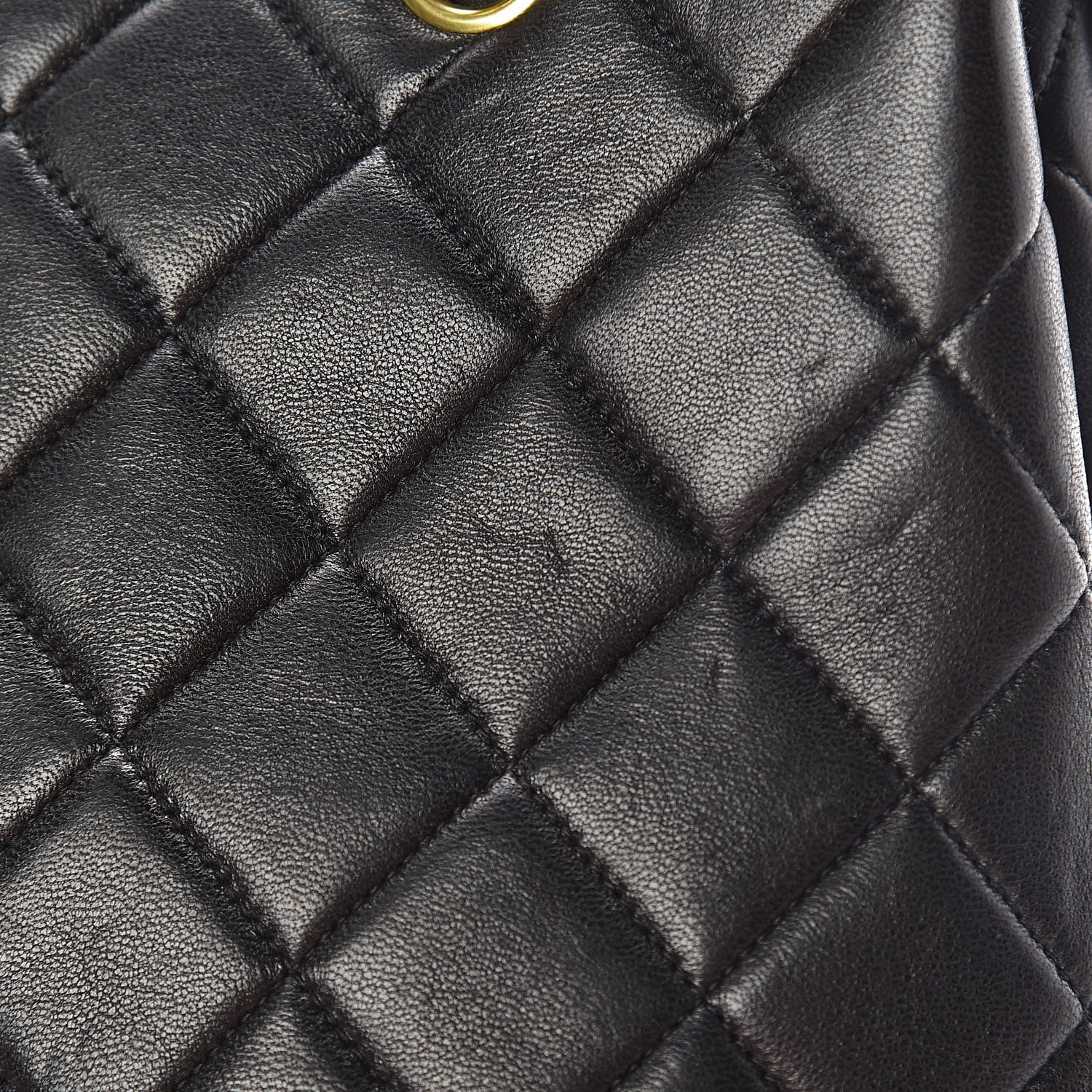 Chanel Lambskin Quilted Shoulder Bag Black 13 of 16