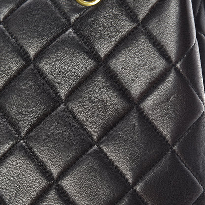 Chanel Lambskin Quilted Shoulder Bag Black 13 of 16