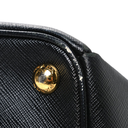Prada Saffiano Large Galleria Double Zip Tote Black 11 of 11