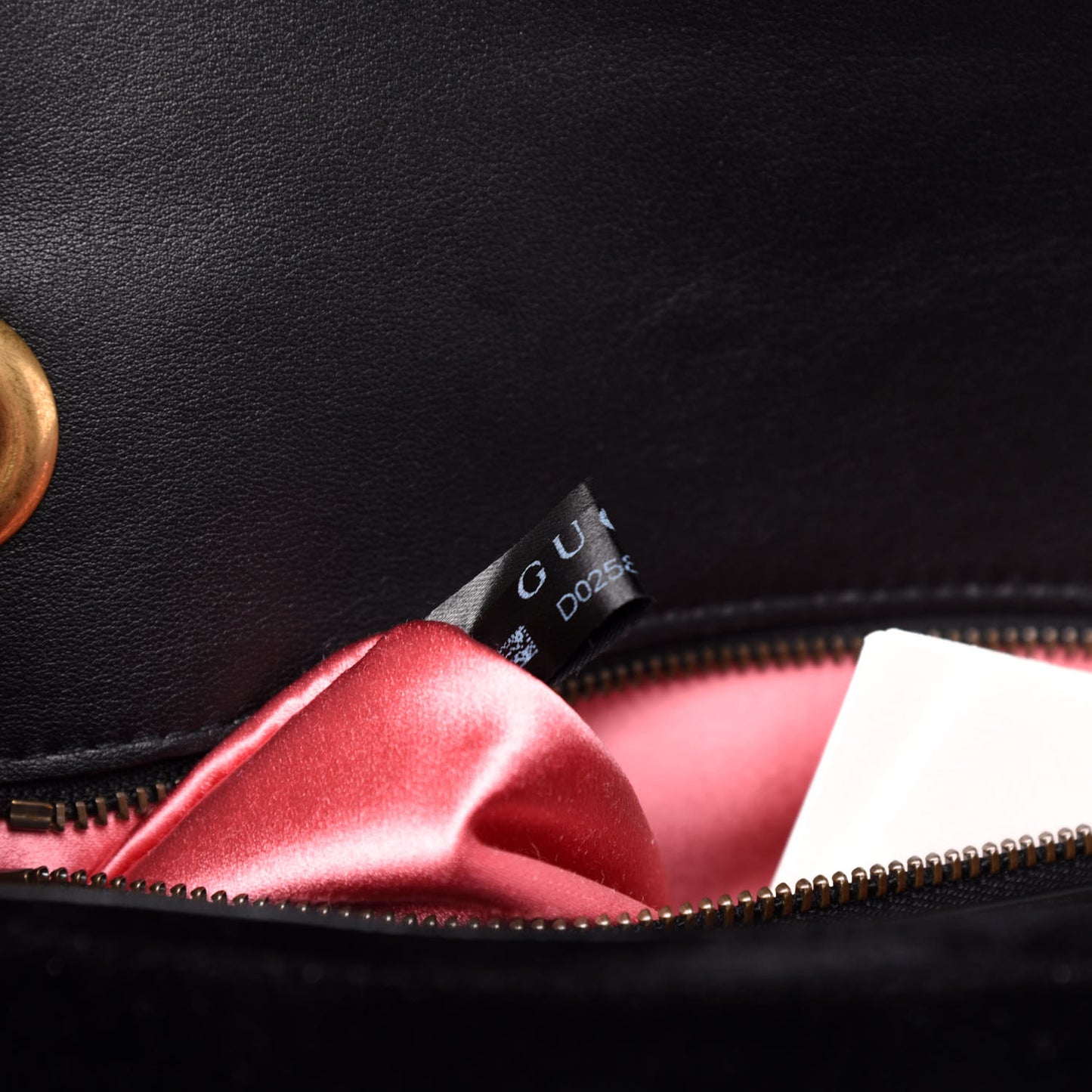 Velvet Matelasse Small GG Marmont Shoulder Bag Black