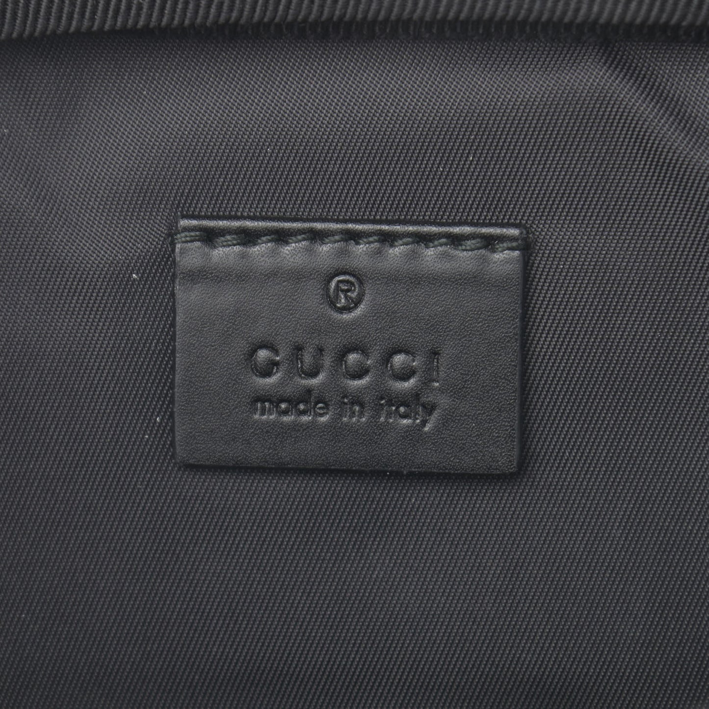 GG Supreme Monogram Web Belt Bag Black