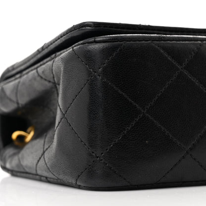 Chanel Lambskin Quilted Small Single Flap Black 10 of 11