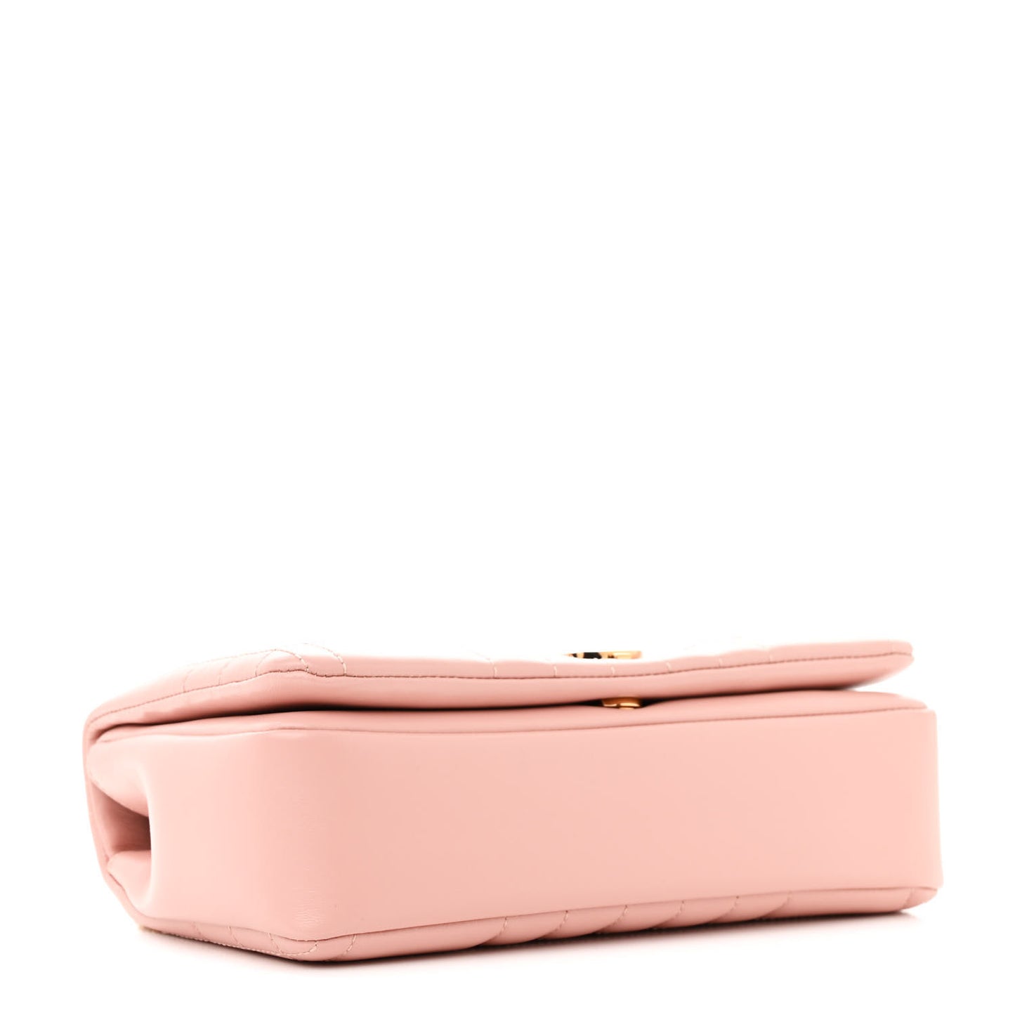 Lambskin Quilted Small Lola Bag Dusty Pink