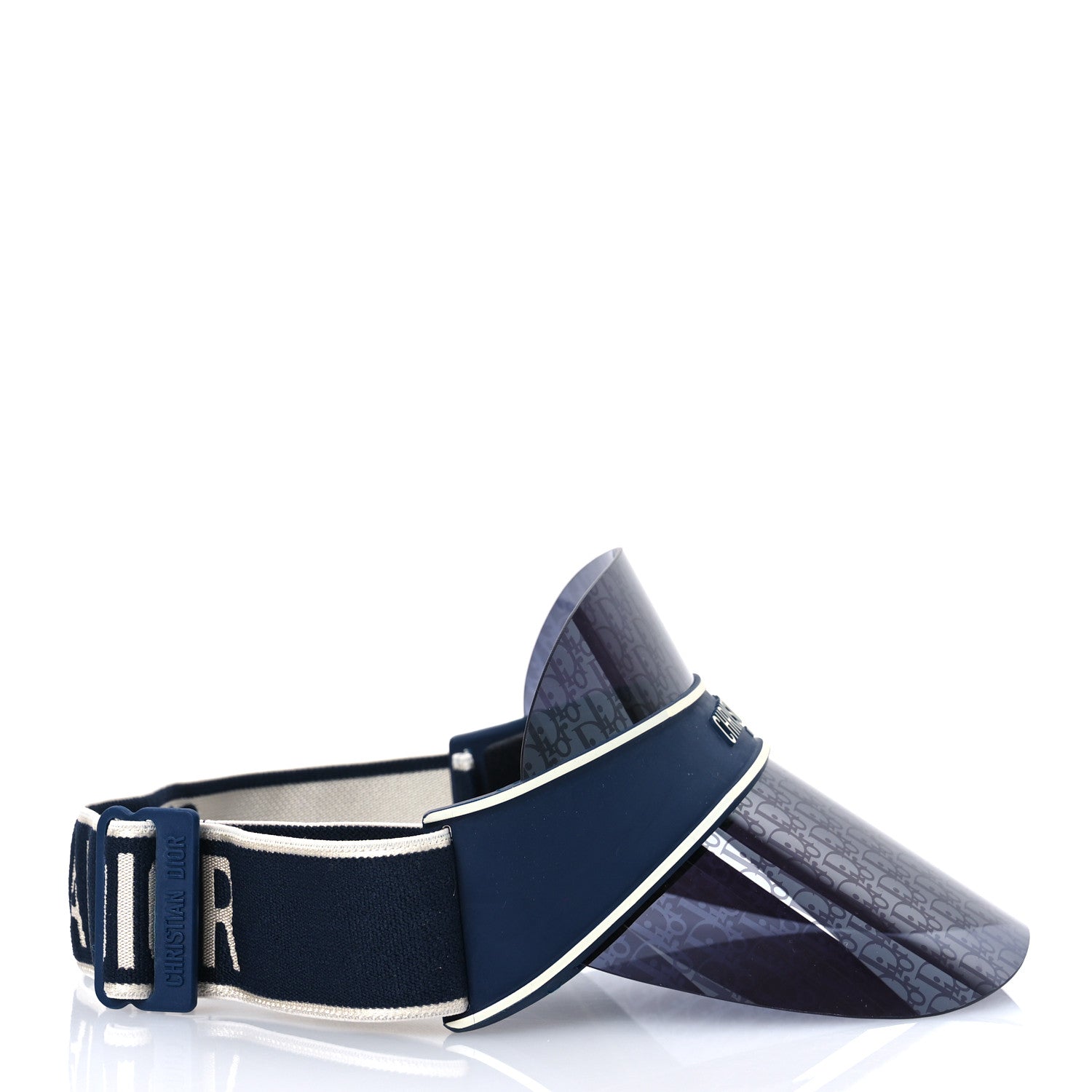 Christian Dior Oblique DiorClub V1U Sun Visor Blue 5 of 9