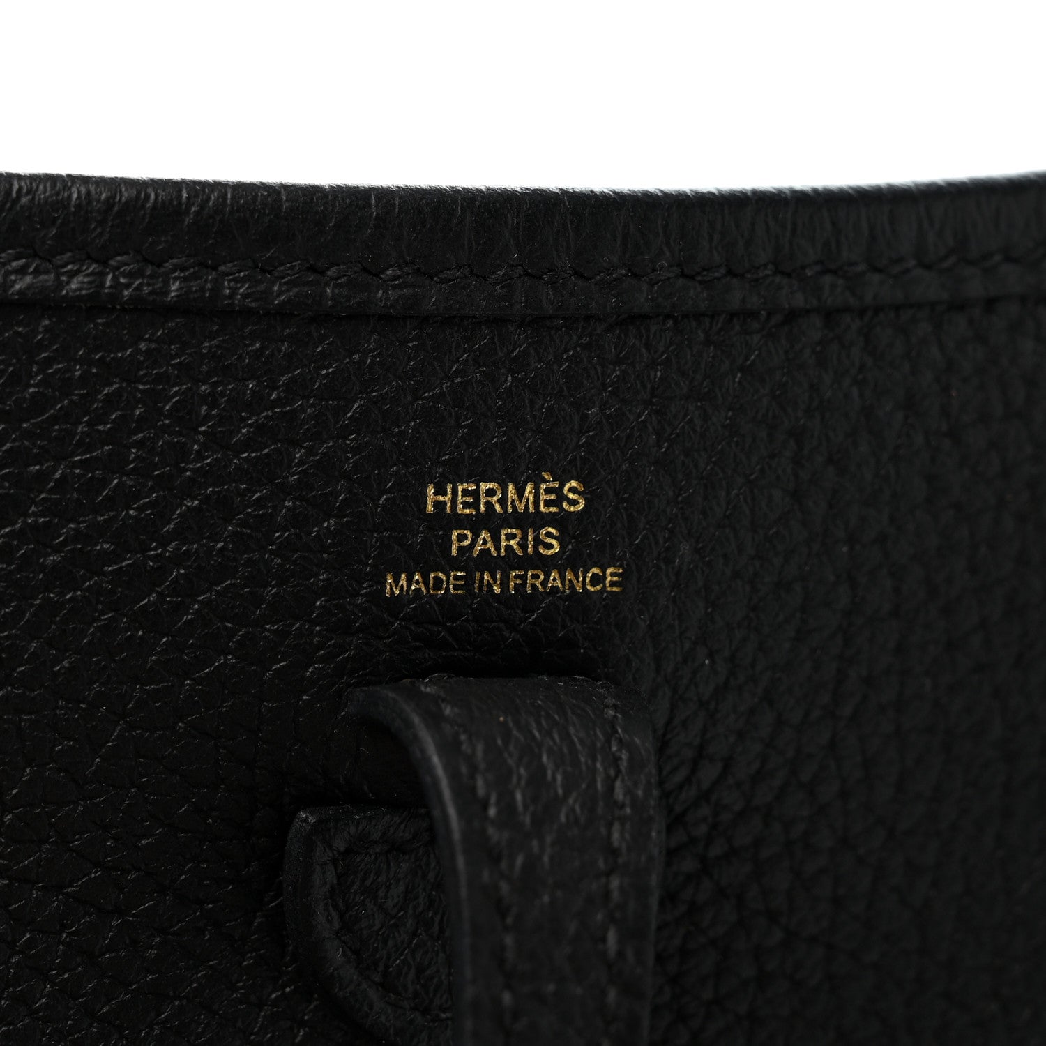Hermes Taurillon Clemence Evelyne TPM Black 6 of 11