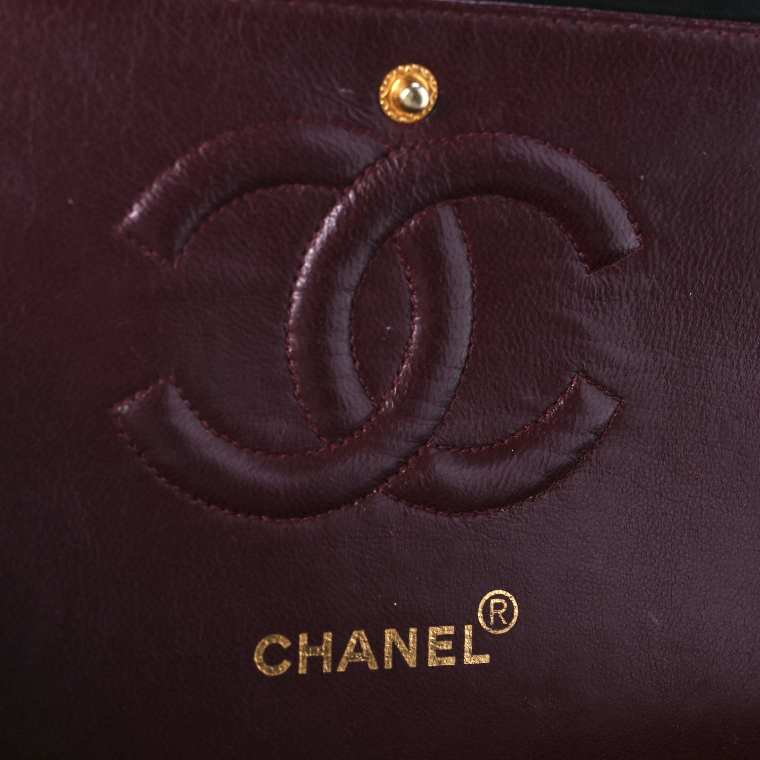 Chanel Lambskin Quilted Medium Double Flap Black 6 of 13