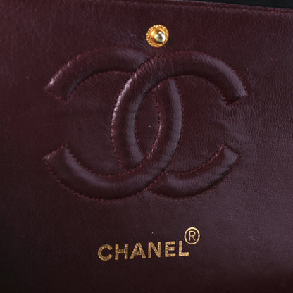 Chanel Lambskin Quilted Medium Double Flap Black 6 of 13