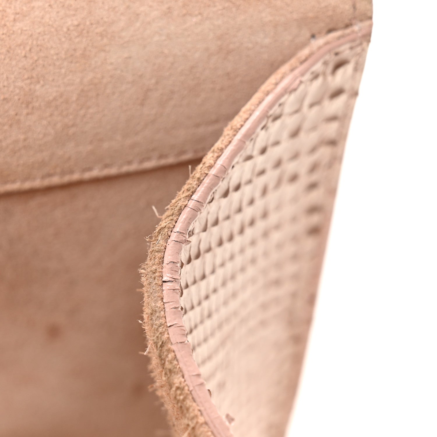 Saint Laurent Snakeskin Medium Classic Monogram Kate Tassel Satchel Beige 11 of 15