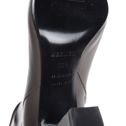 Hermes Calfskin Joueuse Ankle Boots 38.5 Etain 8 of 10