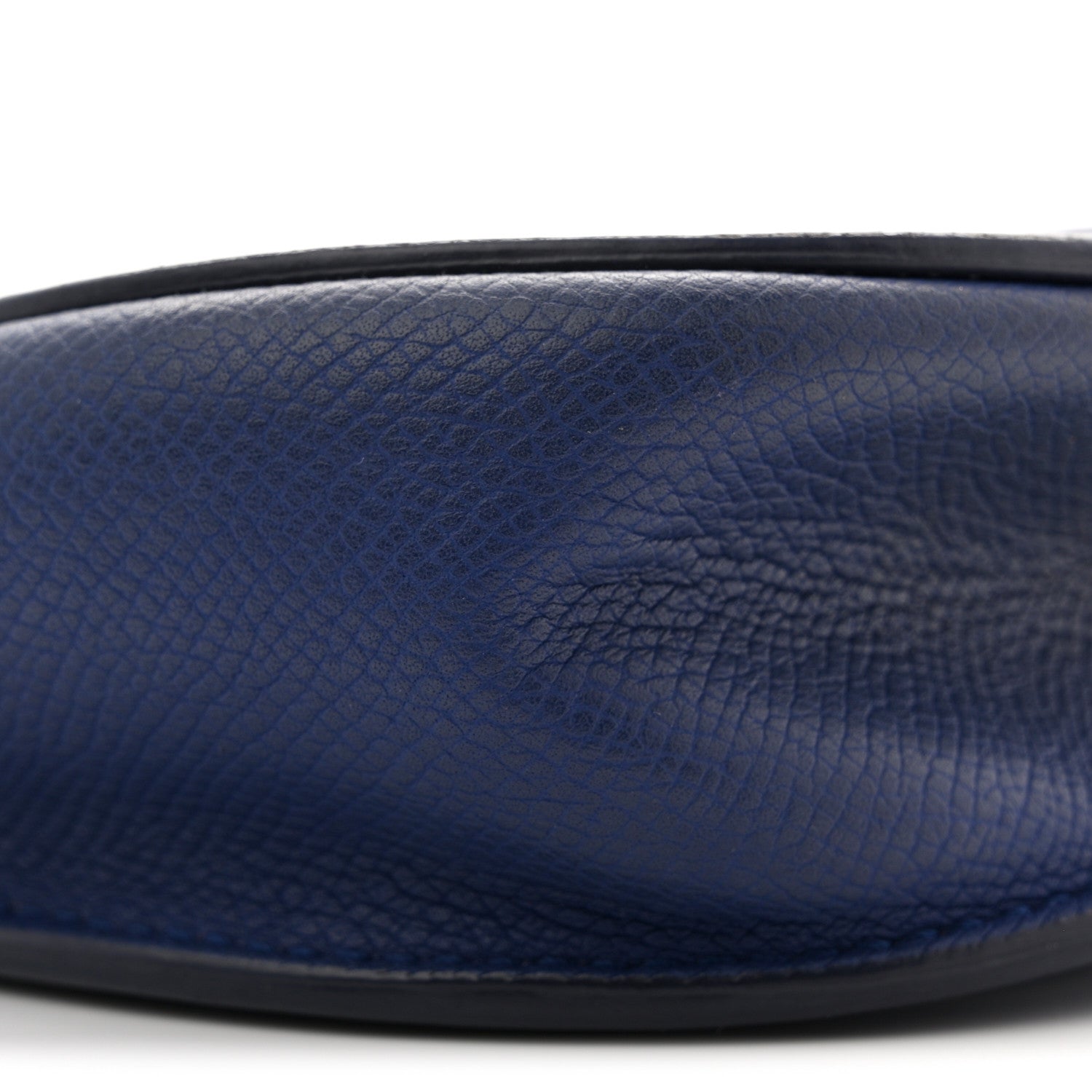 Celine Grained Calfskin Small Trotteur  Indigo 8 of 13