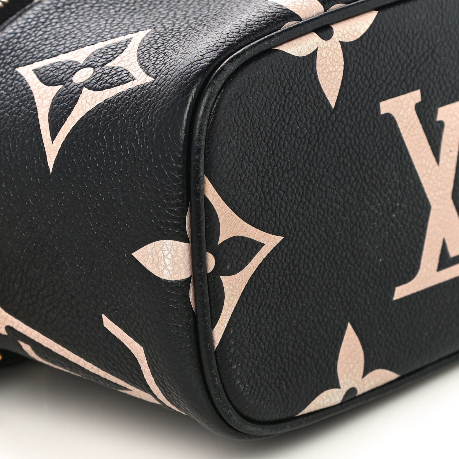 Louis Vuitton Empreinte Monogram Giant Vanity PM Black Beige 8 of 10