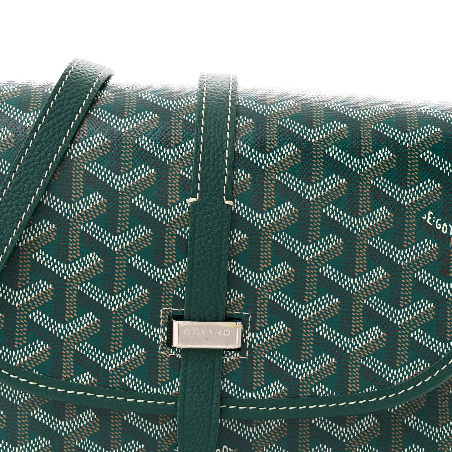 Goyardine Belvedere II PM Messenger Bag Green