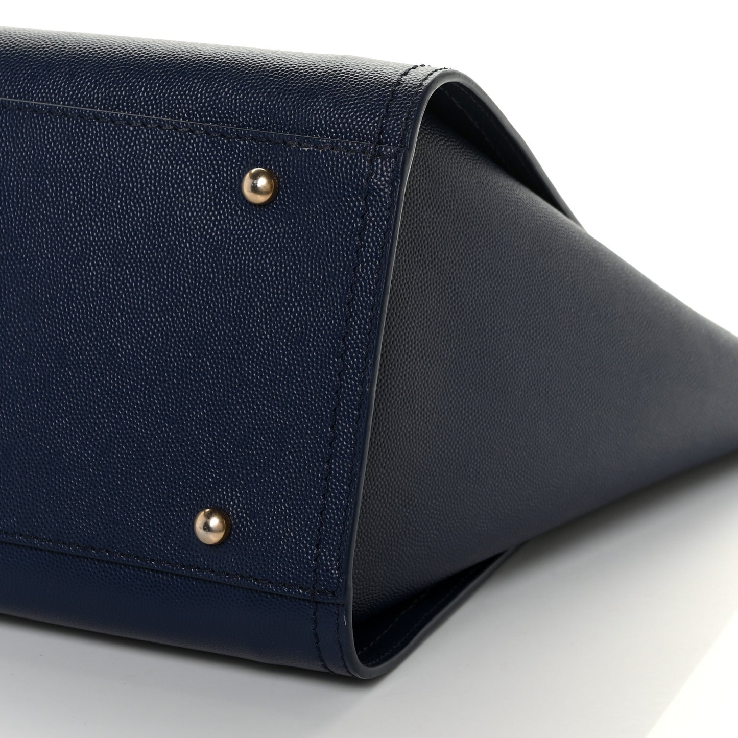 Caviar Small Studded Deauville Tote Navy