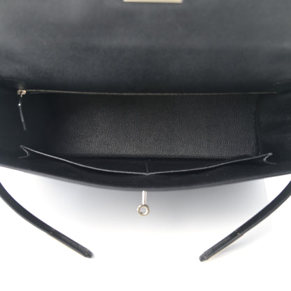 Hermes Epsom Kelly Sellier 40 Black 5 of 11